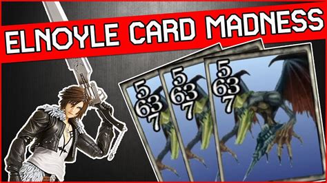 Elnoyle Cards are my NEMESIS of Final Fantasy 8 Remastered .